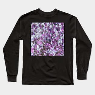 Purple Petals Long Sleeve T-Shirt